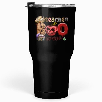Discover Funny Teacher Boo Crew Ghost Teacher Halloween Tumblers 30 Oz