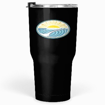 Discover Surf Sunrise Oval Tumblers 30 Oz