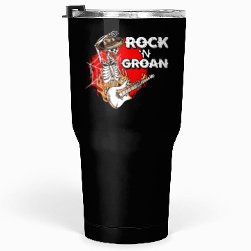 Discover Halloween Cowboy Skeleton Rocker Hand Rock Tumblers 30 Oz