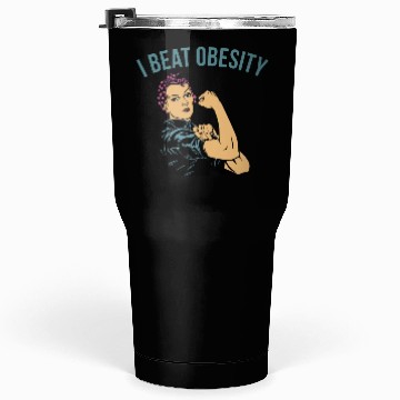 Discover I BEAT OBESITY Tumblers 30 Oz