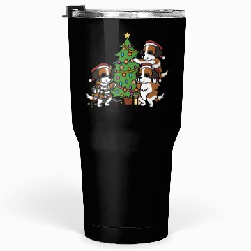 Discover Saint Bernard Christmas Tree Tumblers 30 Oz