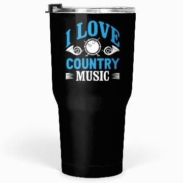 Discover I love Country Music Tumblers 30 Oz