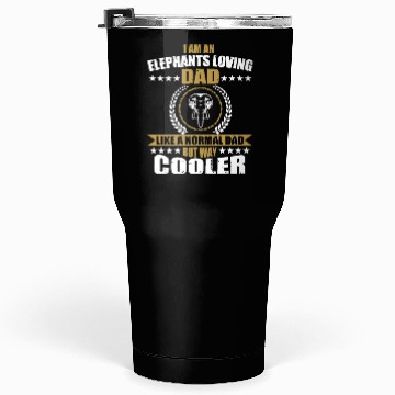 Discover Funny Elephant Loving Dad Tumblers 30 Oz