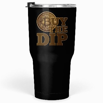 Discover Cryptocurrency Buy The Dip Bitcoin Crypto Tumblers 30 Oz
