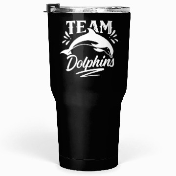Discover Team Dolphins Dolphin Lover Girls Cute Tumblers 30 Oz