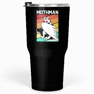 Discover Retro Mothman Cryptid 80s Vintage Mothman Tumblers 30 Oz
