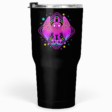 Discover Pastel Goth Skull Aesthetic Gothic Cute Mothman Tumblers 30 Oz