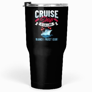 Discover Cruise Ship Vacation Trip Party Sailing Boating Tumblers 30 Oz
