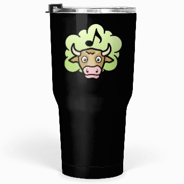 Discover Cow Methane Cartoon Tumblers 30 Oz