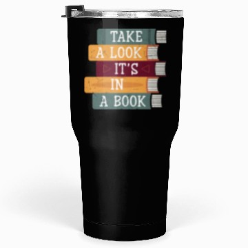 Discover Take A Look It's A Book Retro Rainbow Reading Tumblers 30 Oz