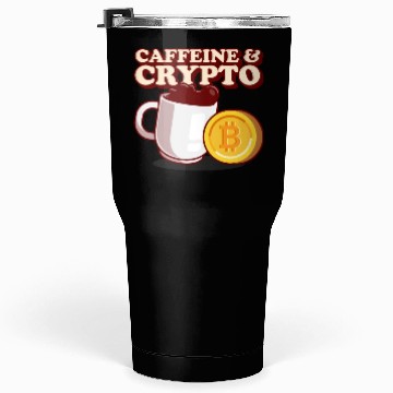 Discover Cryptocurrency Caffeine And Crypto Coffee Tumblers 30 Oz