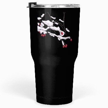 Discover Winter berries Snowy Branches Tumblers 30 Oz