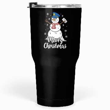 Discover Christmas Funny Postman Mailman Snowman Xmas Gift Tumblers 30 Oz
