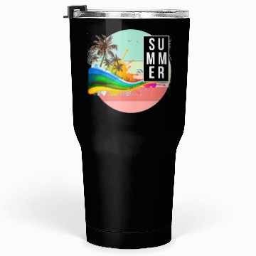 Discover Summer Time Tumblers 30 Oz