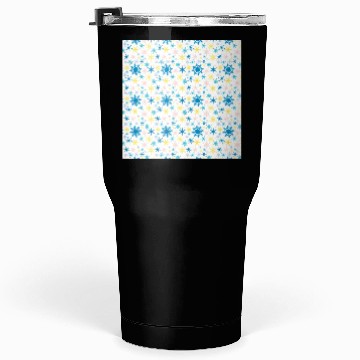 Discover Modern Snowflakes Pattern Colorful Tumblers 30 Oz
