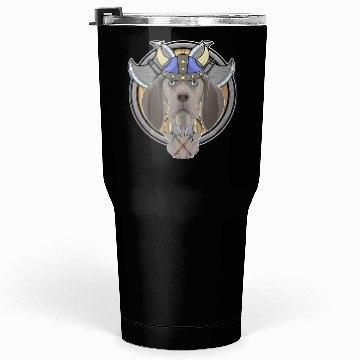 Discover Weimaraner I Valhalla I Viking Tumblers 30 Oz