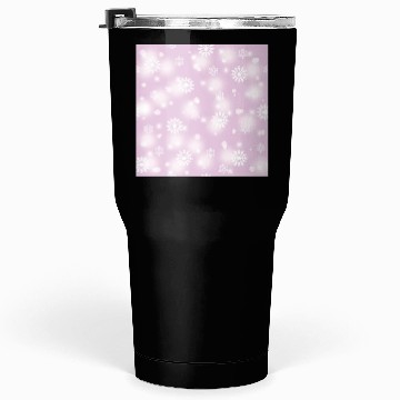 Discover Violet Snowflakes Pattern Tumblers 30 Oz