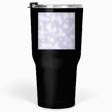 Discover Lavender Snowflakes Pattern Tumblers 30 Oz