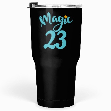 Discover Magic 23 blue number Tumblers 30 Oz