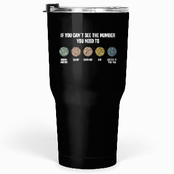 Discover Ishihara Numbers - Listen To The 90s Tumblers 30 Oz