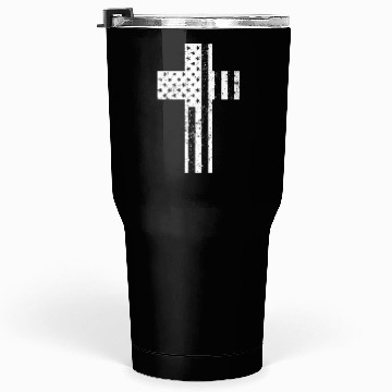 Discover US Flag Cross American Army Veterans Tumblers 30 Oz