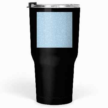 Discover Light Blue Snowflakes Pattern Tumblers 30 Oz
