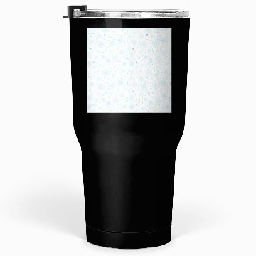 Discover Modern Snowflakes Pattern White Blue Tumblers 30 Oz