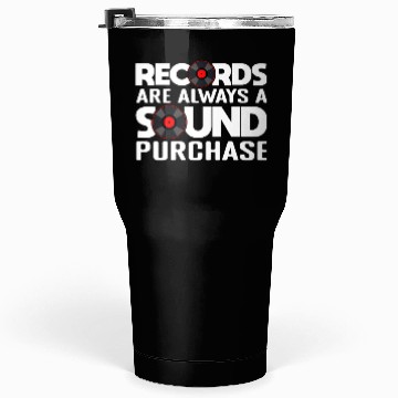 Discover Record Collection Vinyl Collector Joke Tumblers 30 Oz