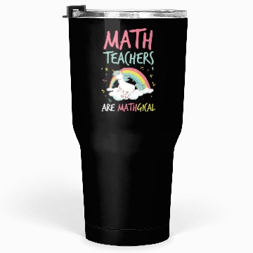 Discover 2Math Teachers Fun Unicorn Mathgical Teaching Gift Tumblers 30 Oz
