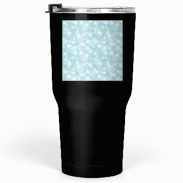 Discover Teal Snowflakes Pattern Tumblers 30 Oz