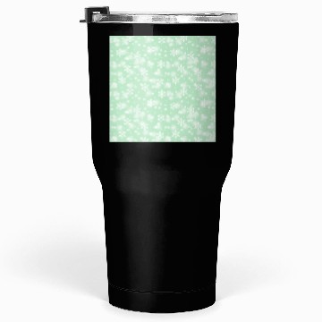 Discover Green Snowflakes Pattern Tumblers 30 Oz