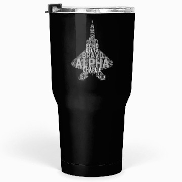 Discover Military Jet Pilot Gift Aviation Phonology Tumblers 30 Oz