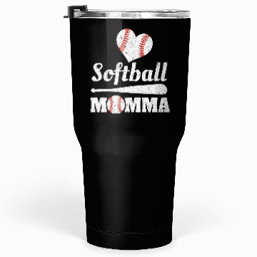 Discover Softball Momma Mother's Day Ball Sports Mom Mommy Tumblers 30 Oz