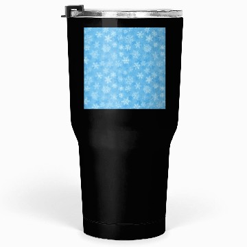 Discover Pretty Light Blue Snowflakes Pattern Tumblers 30 Oz