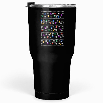 Discover Christmas Garland Lights Retro Pixel Pattern Tumblers 30 Oz