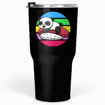 Discover Panda Sleeps On Sushi Tumblers 30 Oz