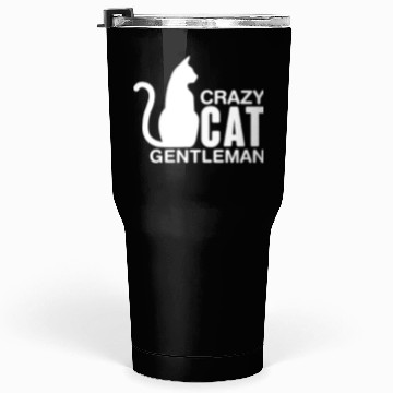 Discover Crazy Cat Gentleman Tumblers 30 Oz