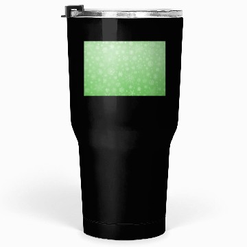 Discover Abstract Green Snowflakes Pattern Tumblers 30 Oz