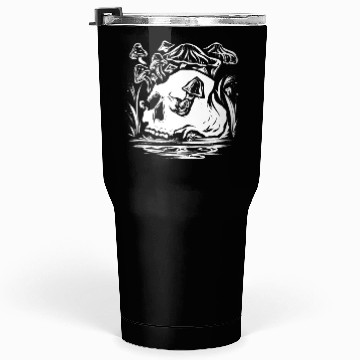 Discover Psychedelic Space Shroom Skull Tumblers 30 Oz