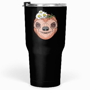 Discover Flower Sloth Tumblers 30 Oz