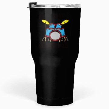 Discover Drummer Drums Music Drum Set Drumming Tumblers 30 Oz