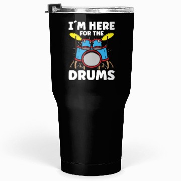 Discover Drummer Drums Music Drum Set Drumming Tumblers 30 Oz