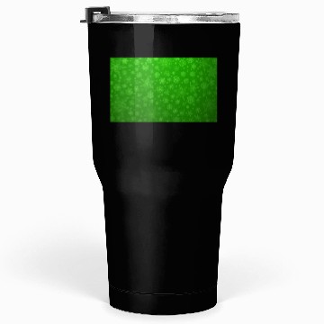 Discover Green Snowflakes Aesthetic Pattern Tumblers 30 Oz