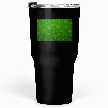 Discover Abstract Green Snowflakes Pattern Tumblers 30 Oz