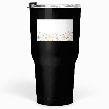 Discover Elegant Snowflakes White Gold Silver Tumblers 30 Oz