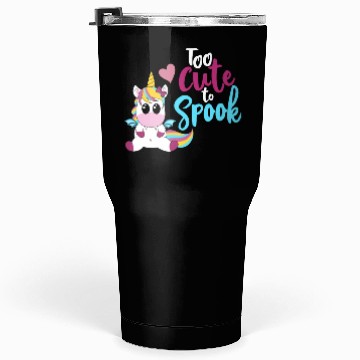 Discover Bat Unicorn - Too cute to spook Tumblers 30 Oz