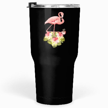 Discover Tropical Flamingo Coffee Lover Tumblers 30 Oz