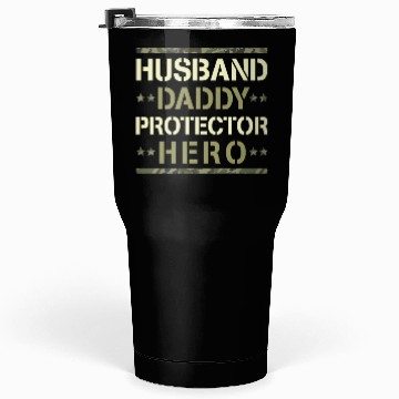 Discover Husband Daddy Protector Hero US Army Veteran Tumblers 30 Oz