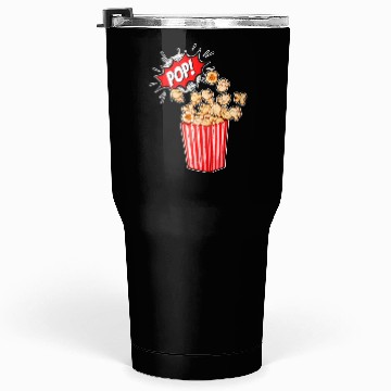 Discover Retro Movie Popcorn Lover Tumblers 30 Oz