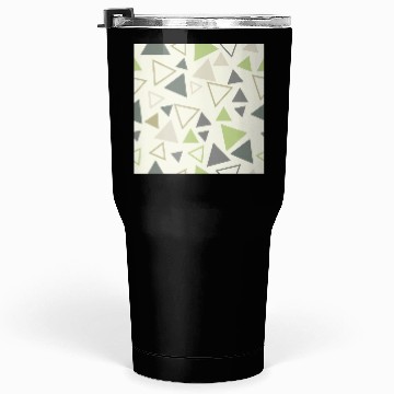 Discover pattern design triangle seamless green Tumblers 30 Oz